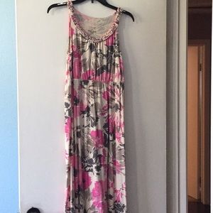 Hawaiian maxi dress